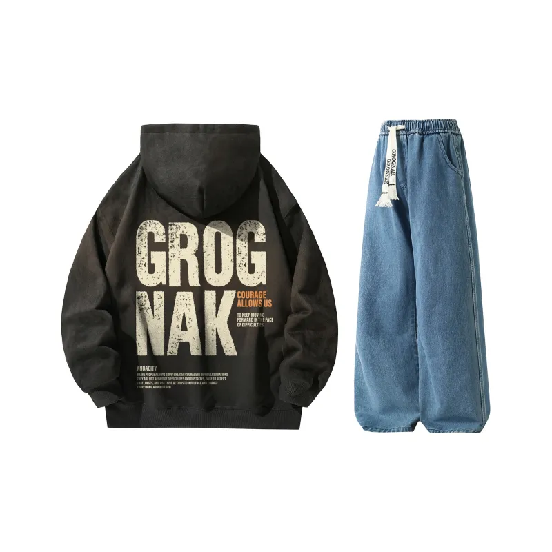 GROGNAK Sweatshirt Sets Unisex-16