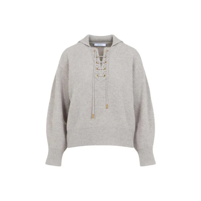 MaxMara Eccelso Eyelet Detailed Jumper-0