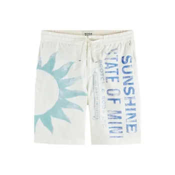 Scotch&Soda Casual Shorts Men's White Print