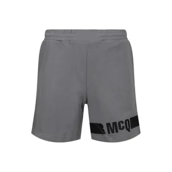 Alexander McQueen Redacted Logo Sweatshorts