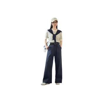 ZIHAN Knitwear Women's Beige Base Stripes