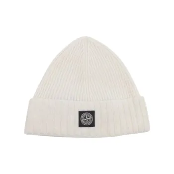 STONE ISLAND Compass Patch Knitted Beanie