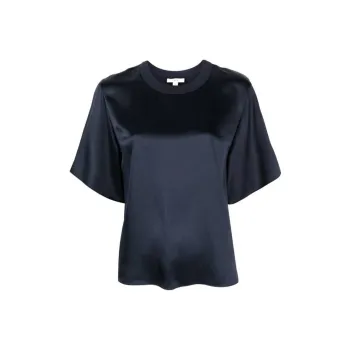 VINCE Short sleeve Silk T shirt