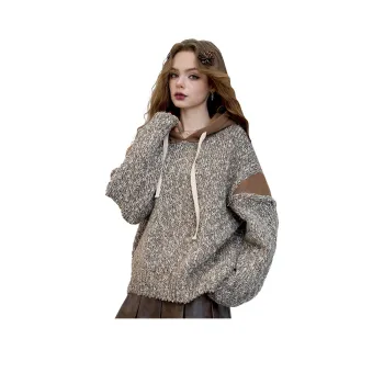 ELF SACK Sweater Women's Vintage Coffee