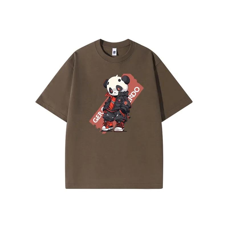 PANDA BASE T Shirts Women's-12
