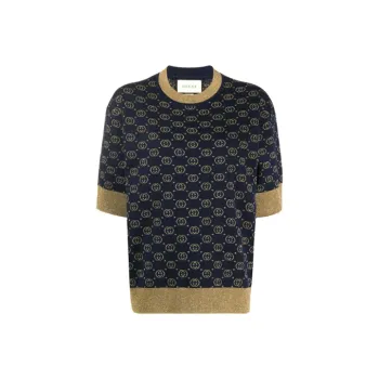 GUCCI Interlocking G Jacquard knit Top
