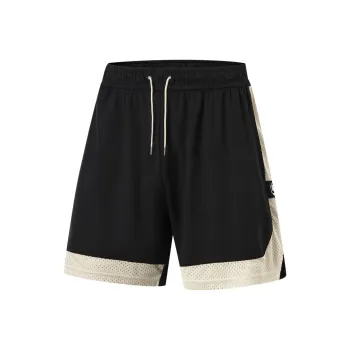 LiNing Basketball Collection Basketball Shorts Men's Black/Oat Gray