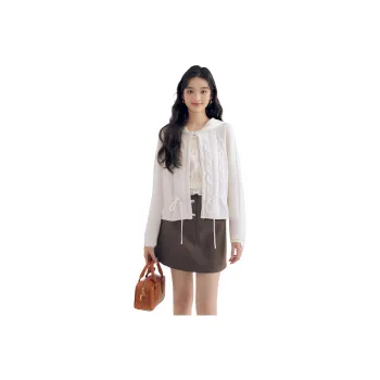 DEAR DEER PUFF Sweater Women's White
