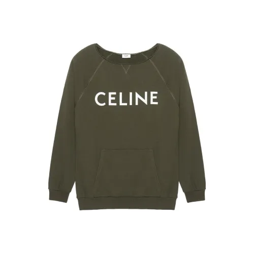 CELINE Sweatshirt Women's Dark Khaki