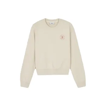 MLB Basic Boston Red Sox Sweatshirt Women's Dark Cream
