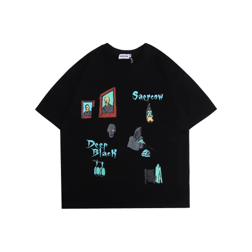 JOLLIGHT Drop Shoulder Sleeve T Shirt Unisex