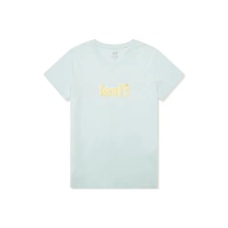 Levis T Shirts Women's Green-0
