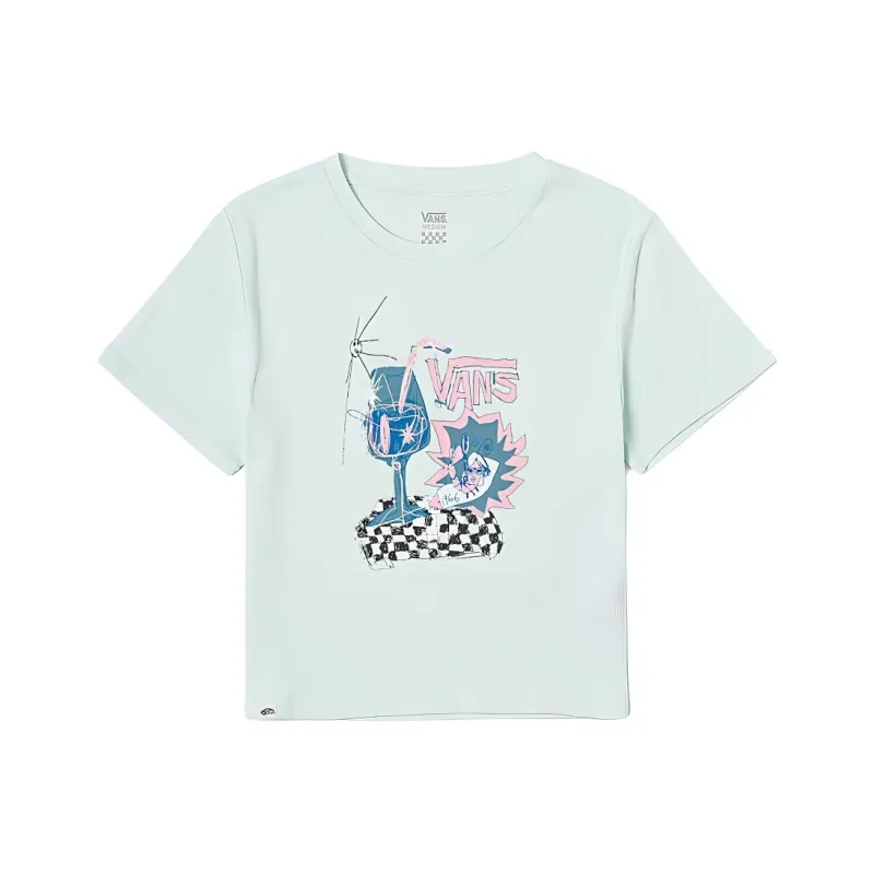 Vans T Shirt Women's Mint Green-0