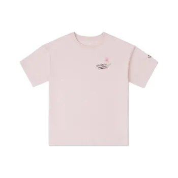 Converse T Shirts Women's Pink