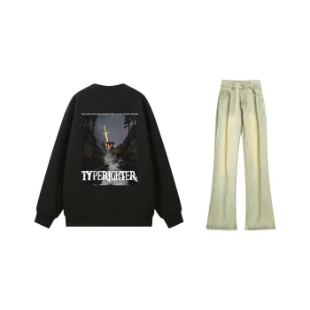 TYPERIGHTER Sweatshirt Set Unisex