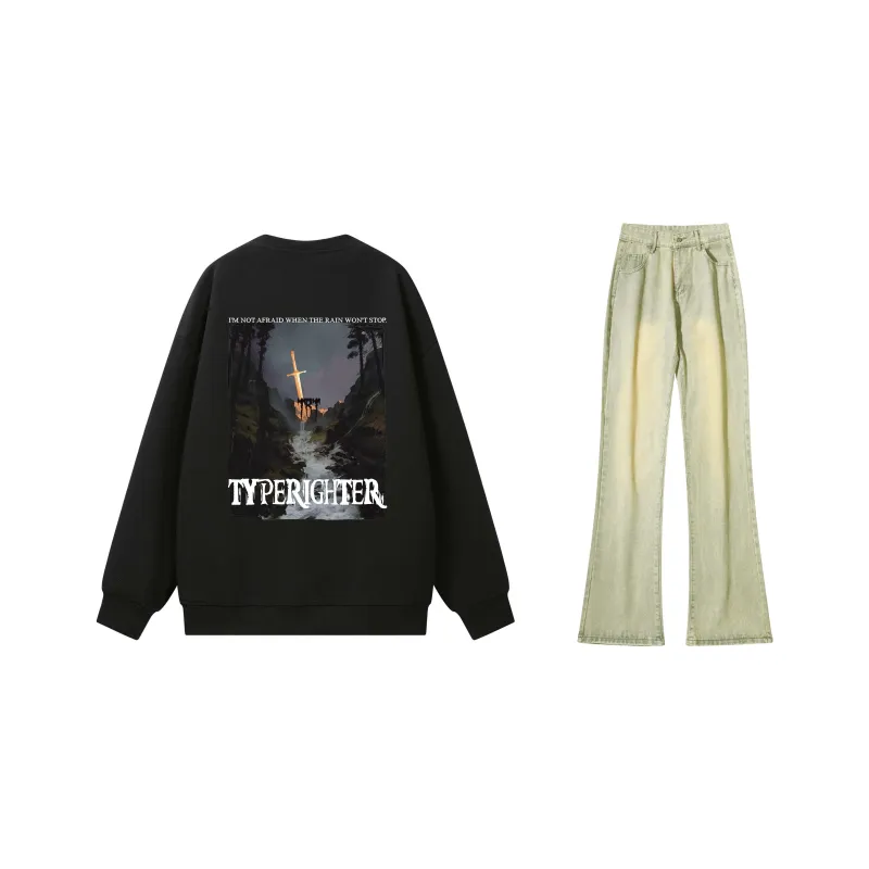 TYPERIGHTER Sweatshirt Set Unisex-4