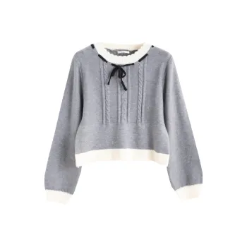 Tonlion Sweater Women's Medium Heather Gray
