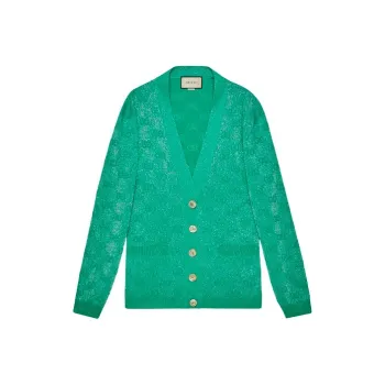GUCCI Gg Jacquard Cardigan