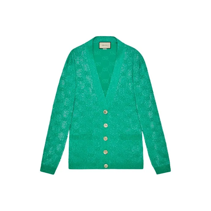 GUCCI Gg Jacquard Cardigan-0