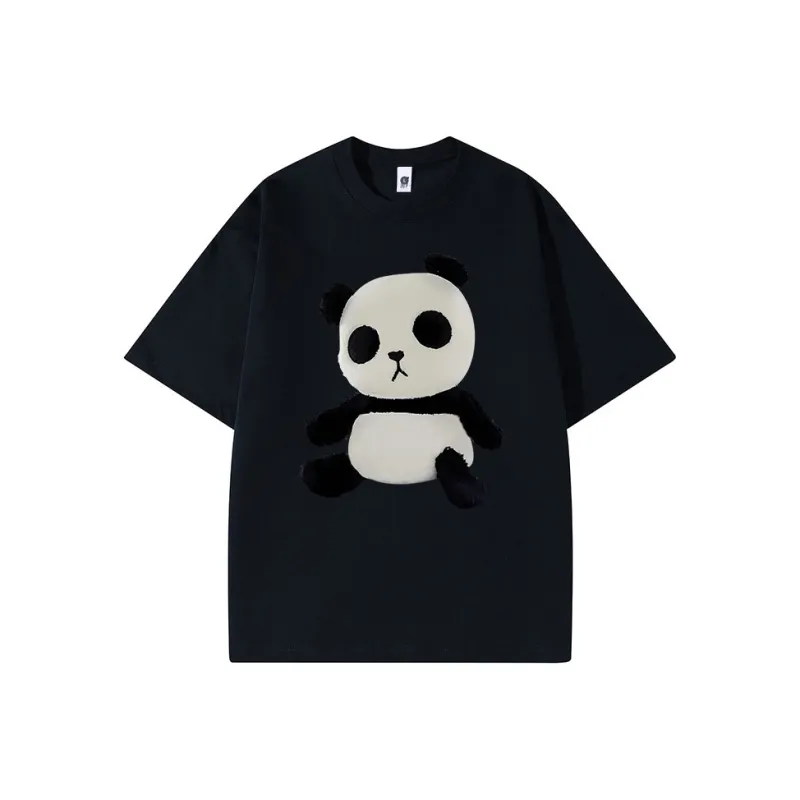 PANDA BASE T Shirts Women's-9