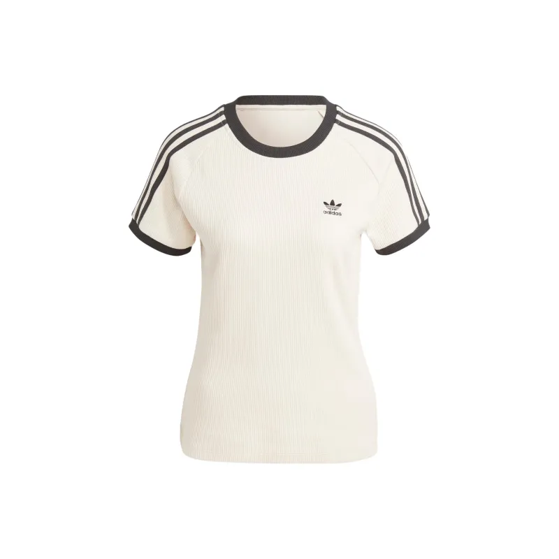 Adidas Originals Raglan Sleeve T Shirt Women's Wonder White-0