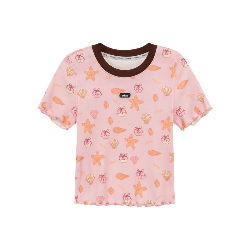 CHUU T Shirts Women's Pink-0