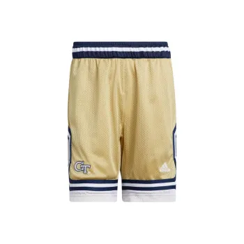Adidas Free Shipping With AdiClub Yellow Jackets Swingman Shorts