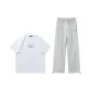 White Top+Gray Pants