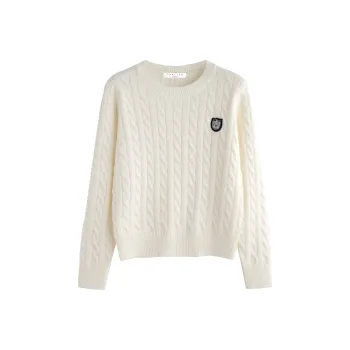 Tonlion Sweaters Women's Ecru