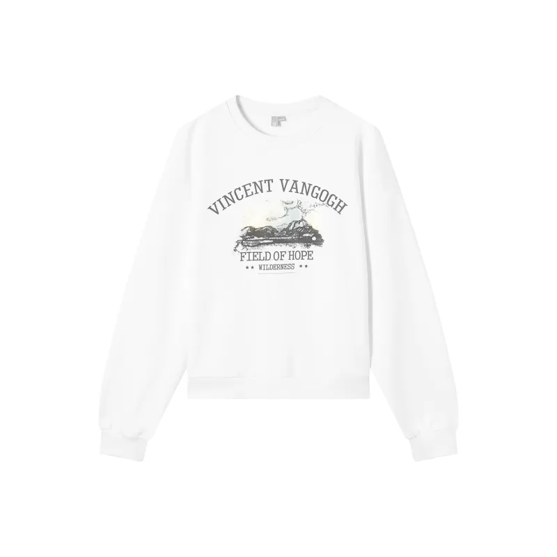 DIALOGUE Co branded By Vincent Van Gogh Sweatshirt Women's-2