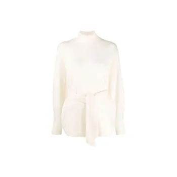 Zimmermann Espionage Turtleneck Tie Knitted Sweater