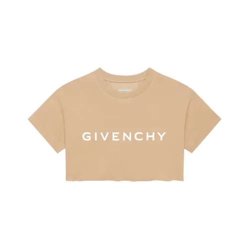 Givenchy Archetype Cropped T Shirt 'Beige Cappuccino'