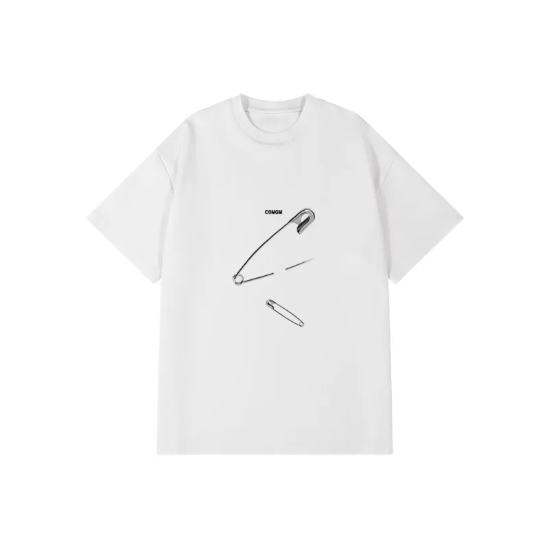 COMGM Drop Shoulder Sleeve T Shirt Unisex-0