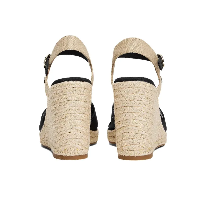 Tommy Hilfiger One Strap Sandals 10.2cm Women's Black-4