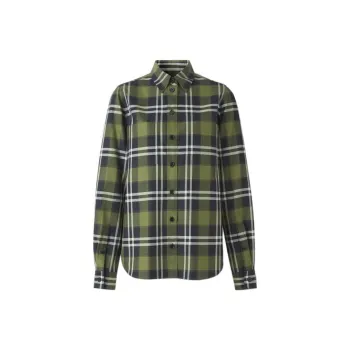 Burberry Shirts Women's Dark Olive Green
