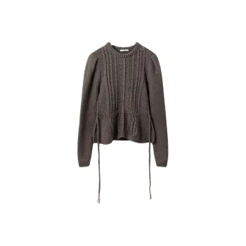 Lemaire Textured Stitch Jumper Sweater Women's Gray