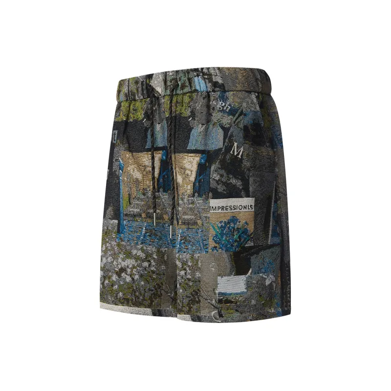 ARCANEFUNK Casual Shorts Unisex Prussian Blue-0