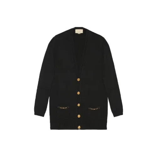GUCCI Cashmere Sweaters Women's Black