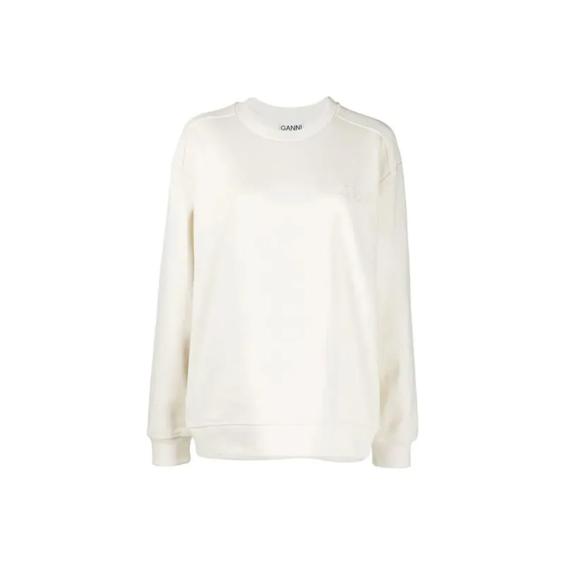 GANNI Sweatshirts Women's White-0