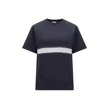 Moncler T-Shirts Women's Navy Blue