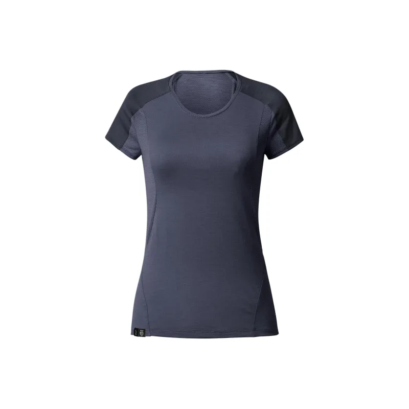 DECATHLON Raglan Sleeve T Shirt Women's Black Gray-0