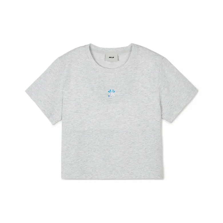 MLB New York Yankees T Shirts Women's Gray-0