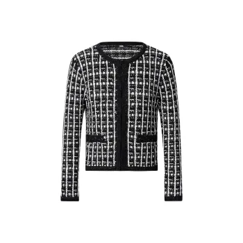 KARL LAGERFELD SS24 Knitwear Women's Black White