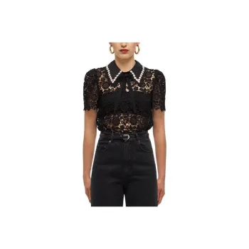 Self portrait Shirts Women's Black
