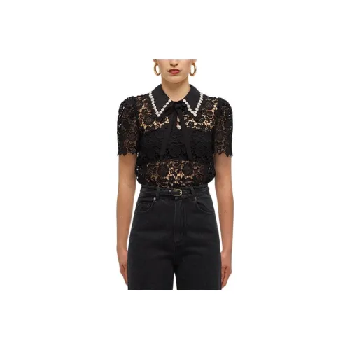 Self portrait Shirts Women's Black