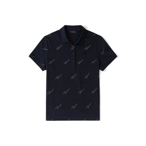 Kappa Polo Shirt Women's Deep Sea Blue