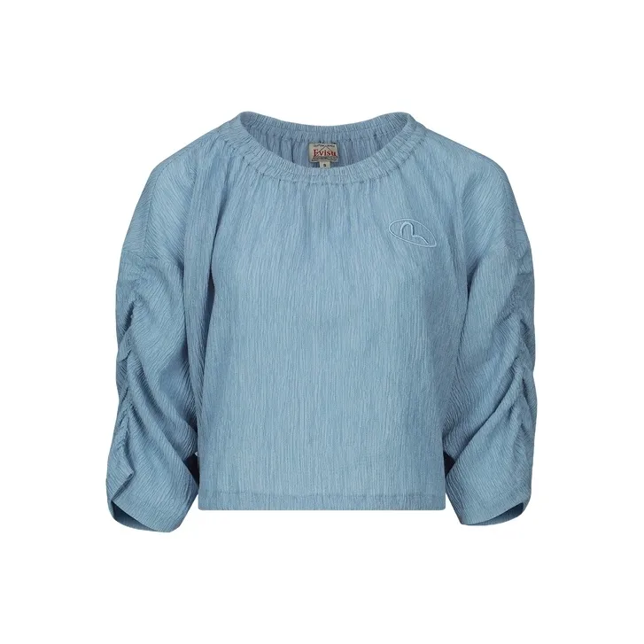 EVISU T Shirts Women's Pink/Blue-0