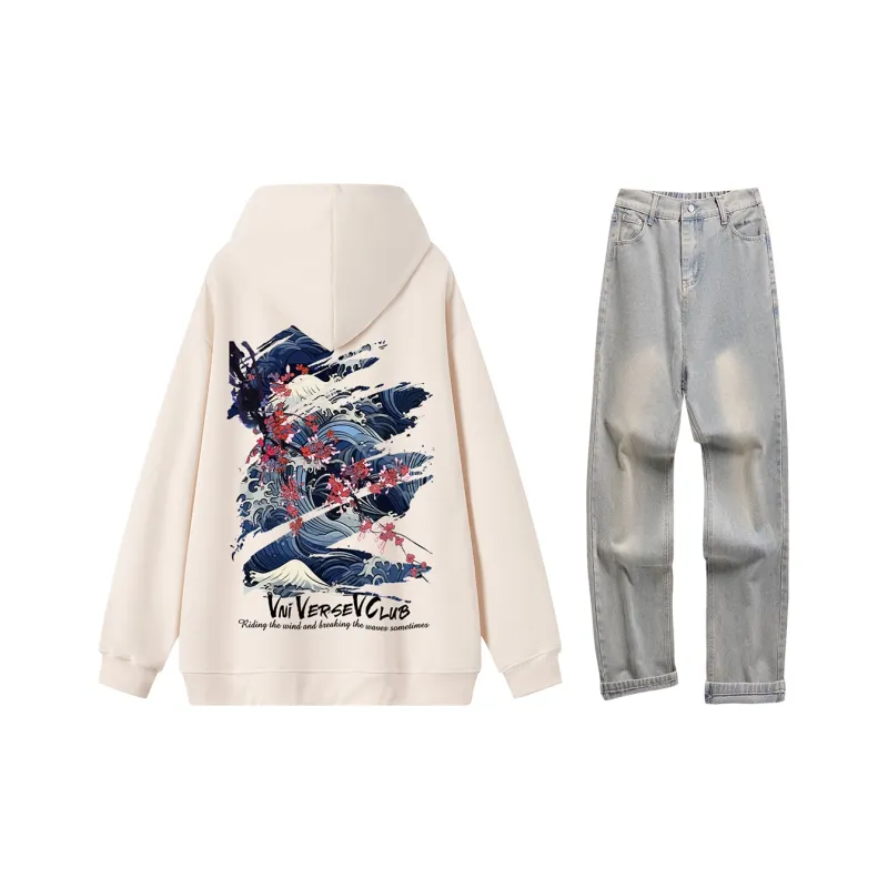 VniVerseVClub Sweatshirt Set Unisex-22