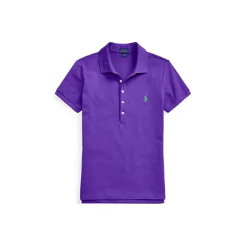 Polo Ralph Lauren SS22 Polo Shirt Women's Dark Purple