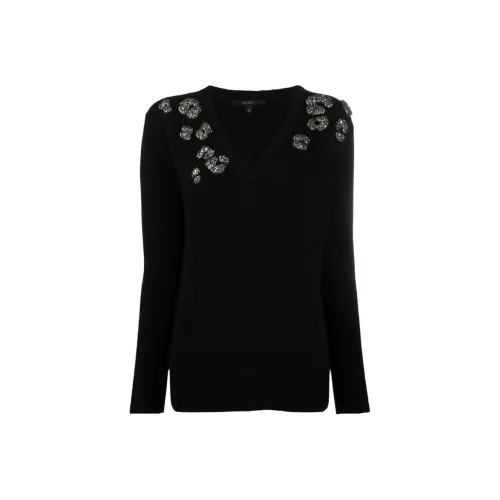 GUCCI Cashmere Sweaters Women's Black